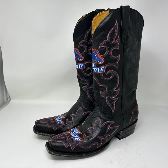 Men’s Boise State Broncos Gameday Cowboy Boots, NWT Bronco Boots | Stetson main image 4